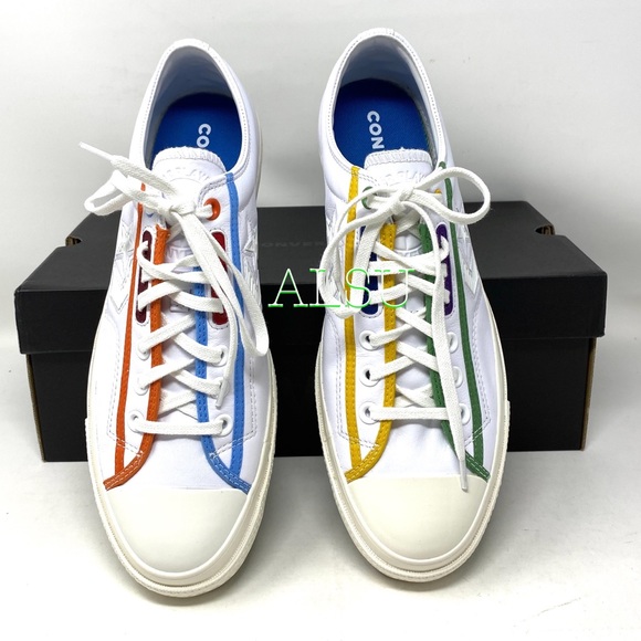 Converse Star Player Leather White Men’s Sneakers - Picture 4 of 10